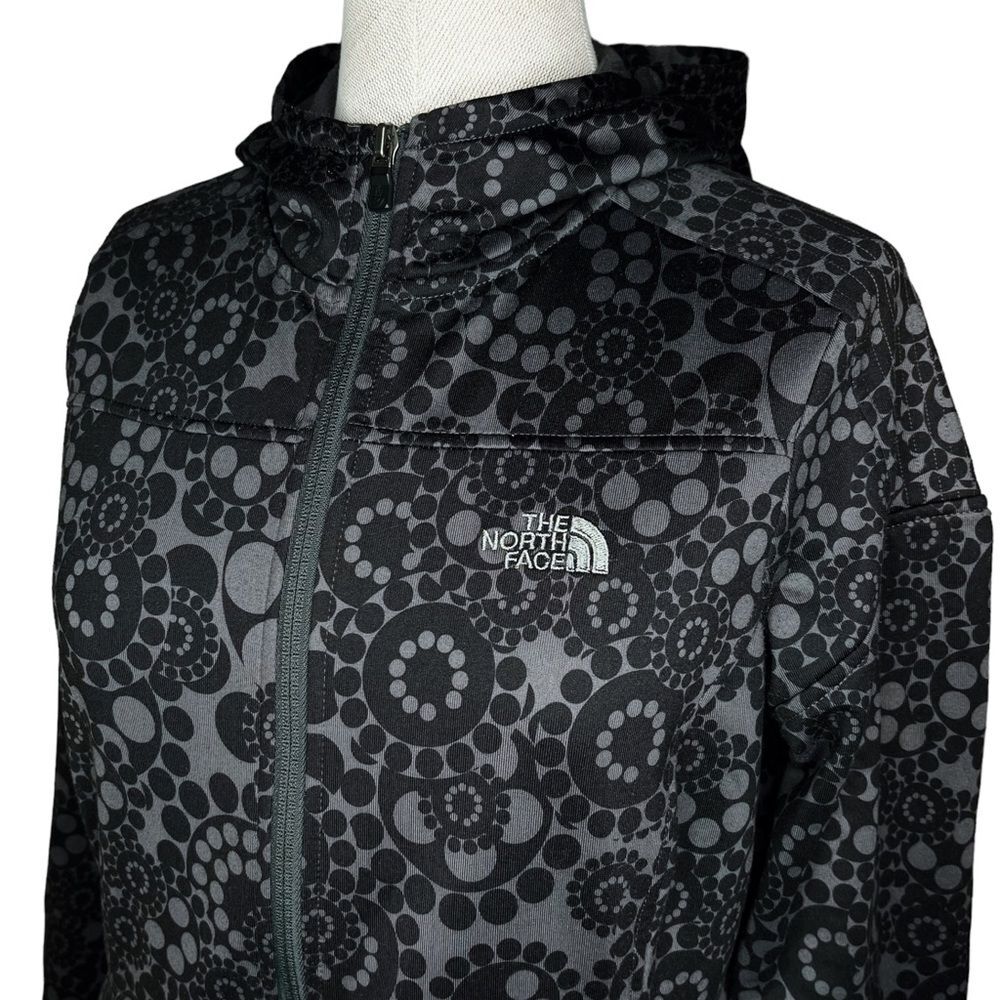 The North Face Full Zip TKA Stretch Jacket sz S * Hooded Soft Shell Fleece Lined - Picture 5 of 7